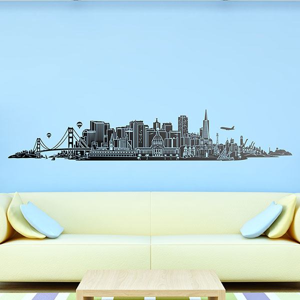 Wall Stickers: San Francisco Skyline
