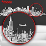 Wall Stickers: San Francisco Skyline 4