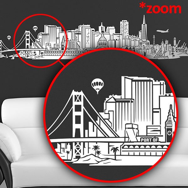 Wall Stickers: San Francisco Skyline