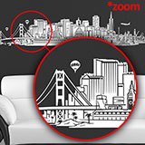 Wall Stickers: San Francisco Skyline 5