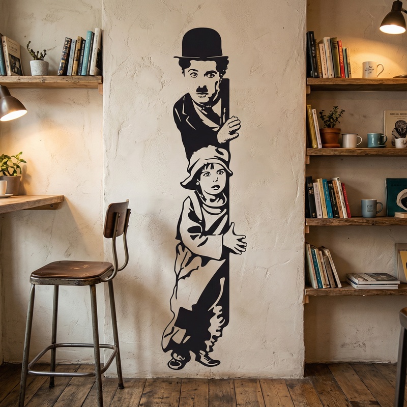 Wall Stickers: Chaplin The Kid