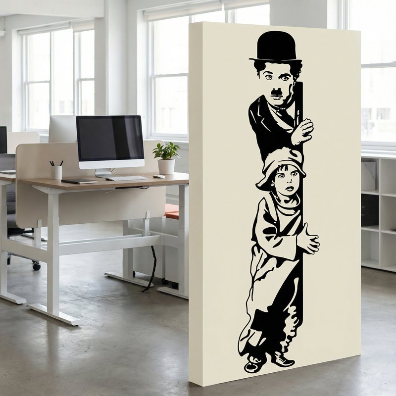 Wall Stickers: Chaplin The Kid