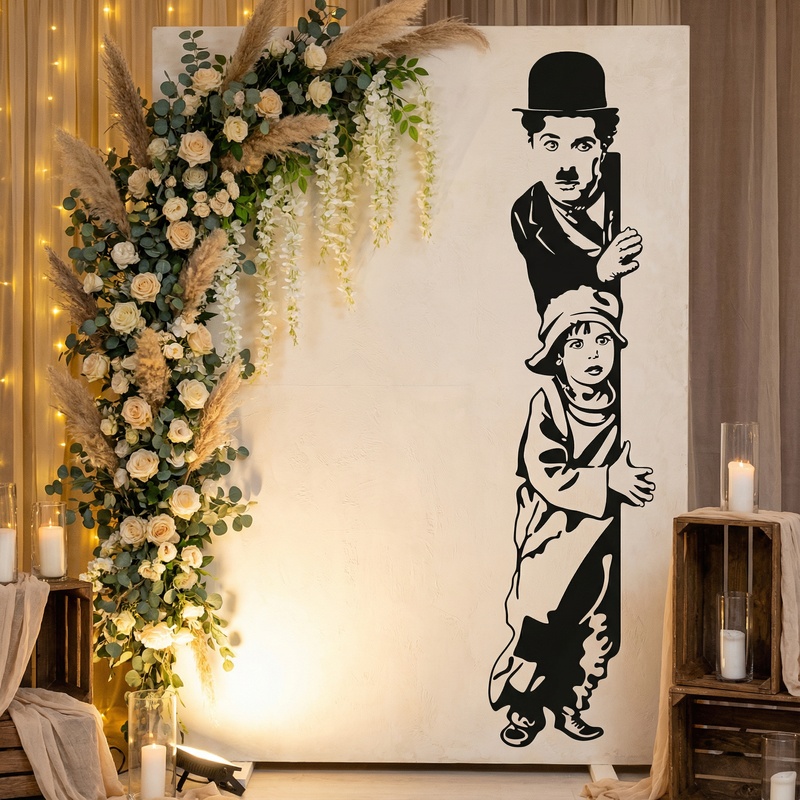 Wall Stickers: Chaplin The Kid