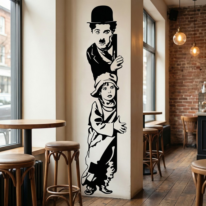 Wall Stickers: Chaplin The Kid