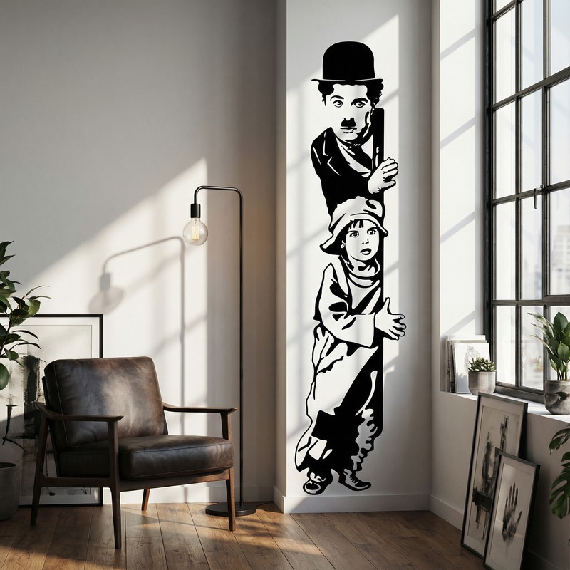 Wall Stickers: Chaplin The Kid
