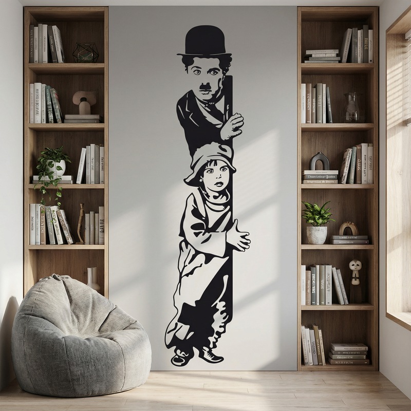 Wall Stickers: Chaplin The Kid