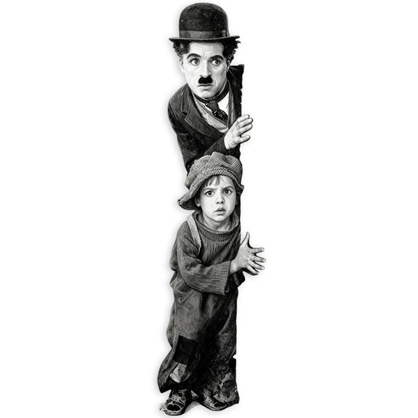 Wall Stickers: Charlot, The Kid