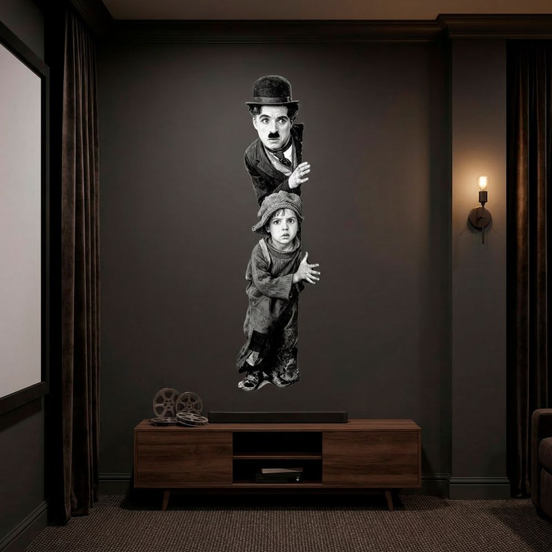 Charlie Chaplin and The Kid 7
