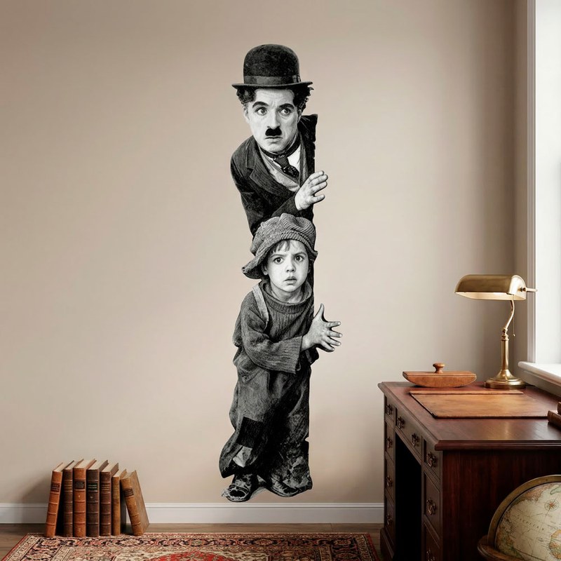 Charlie Chaplin and The Kid 8