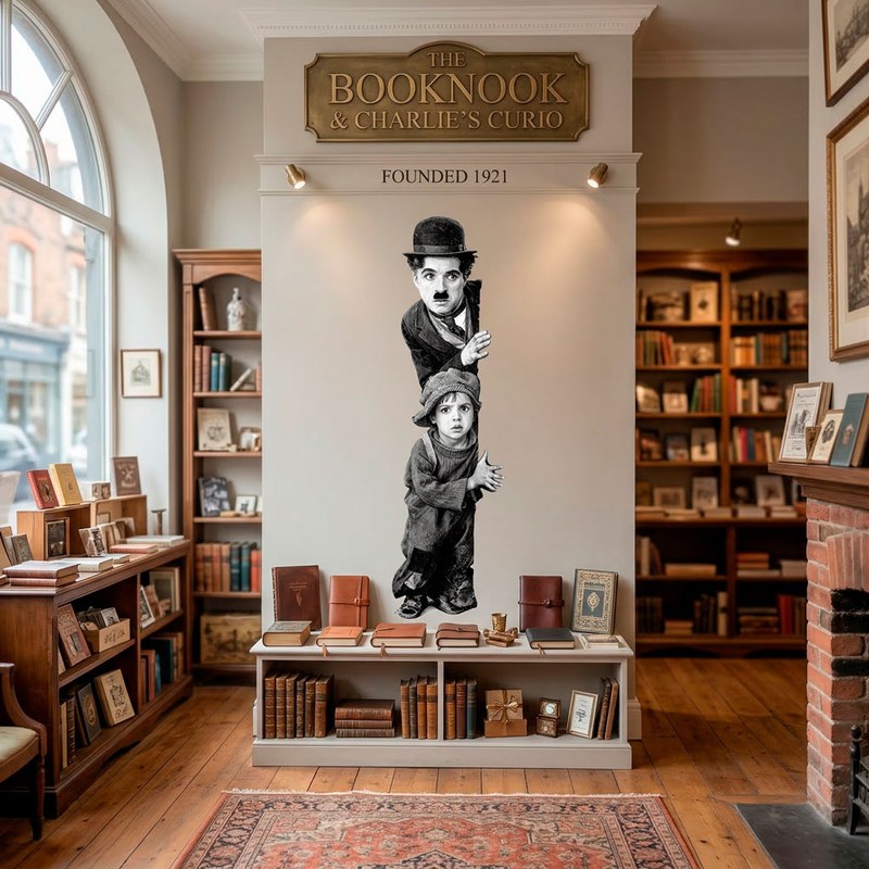Charlie Chaplin and The Kid 9