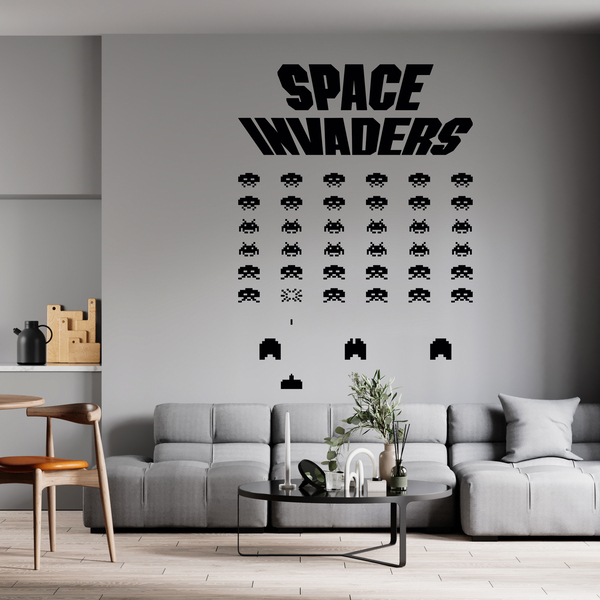 Wall Stickers: Space Invaders Game