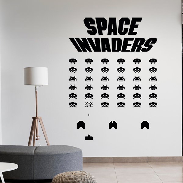 Wall Stickers: Space Invaders Game