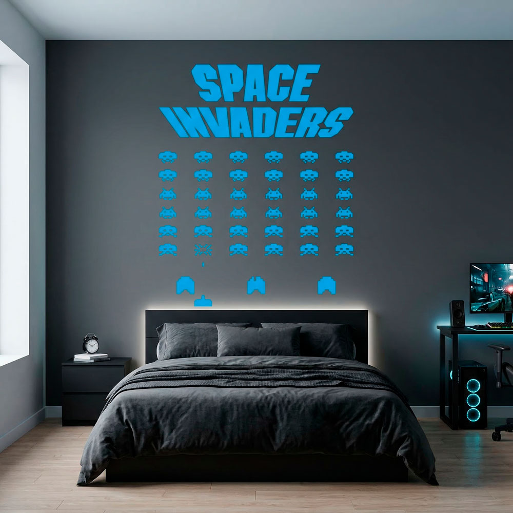Wall Stickers: Space Invaders Game