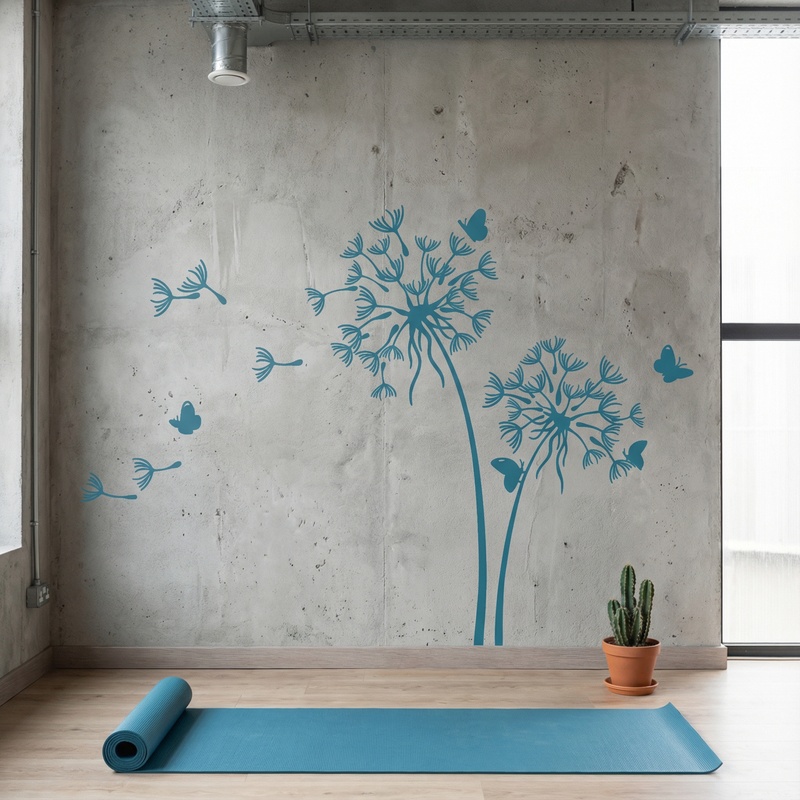 Wall Stickers: Dandelion in the wind