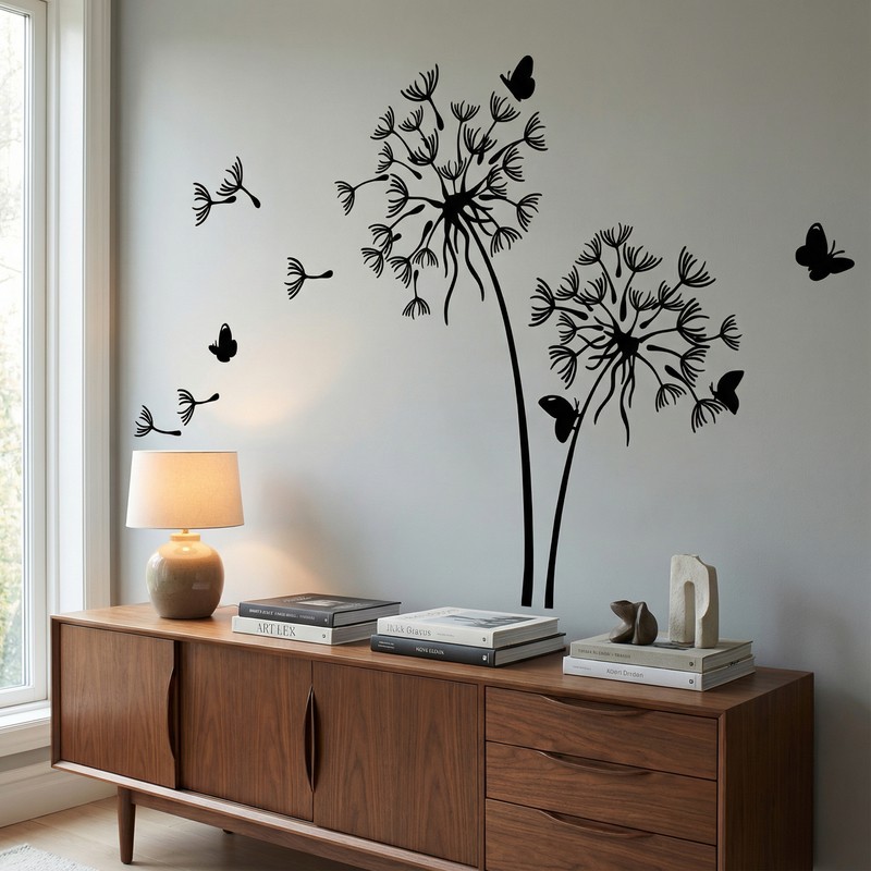 Wall Stickers: Dandelion in the wind