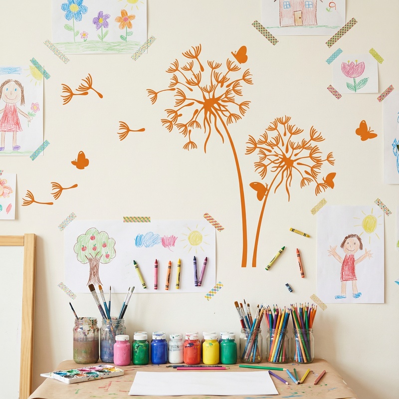 Wall Stickers: Dandelion in the wind