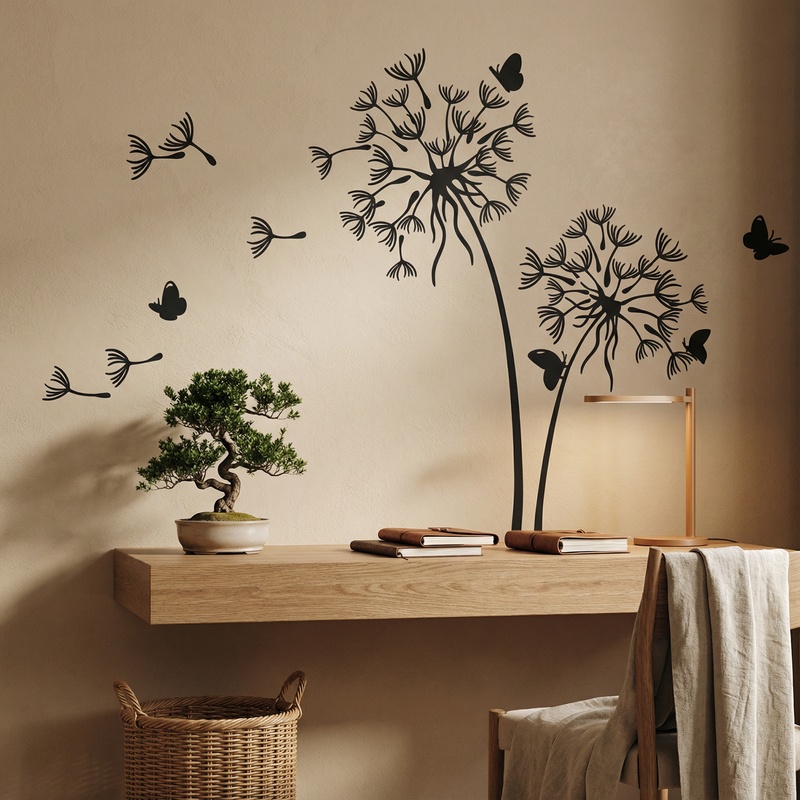 Wall Stickers: Dandelion in the wind