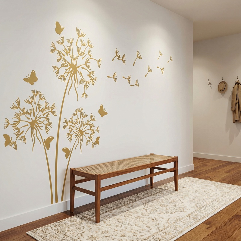 Wall Stickers: Dandelion in the wind
