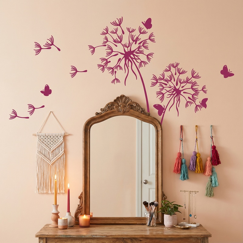 Wall Stickers: Dandelion in the wind