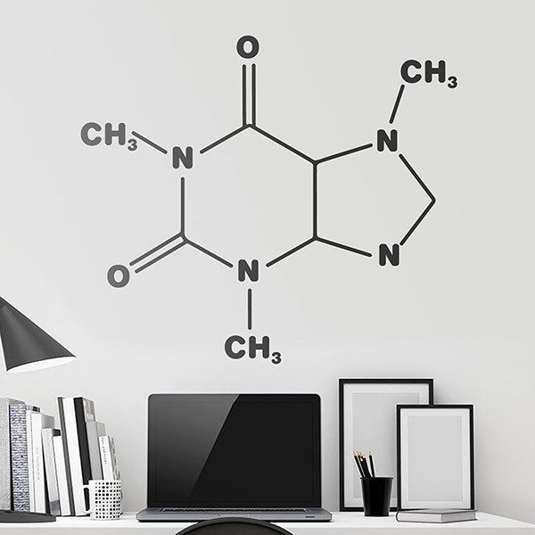 Wall Stickers: Formula of Caffeine