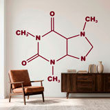 Wall Stickers: Formula of Caffeine 4