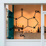 Wall Stickers: Formula of Caffeine 8