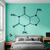 Wall Stickers: Formula of Caffeine 10