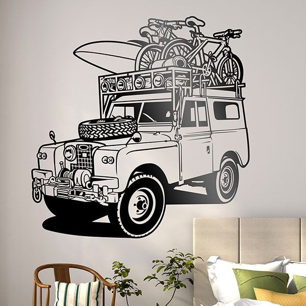 Wall Stickers: Land Rover Classic Adventure Sports