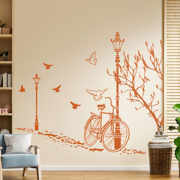 Wall Stickers: Autumn Bike 2