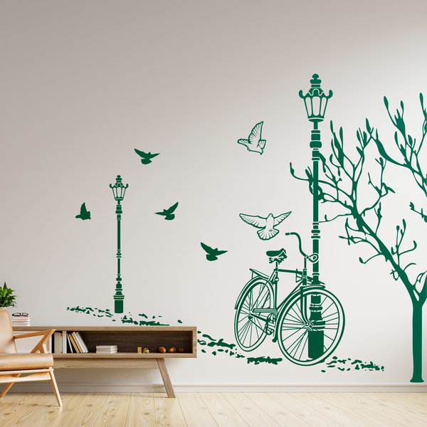 Wall Stickers: Autumn Bike