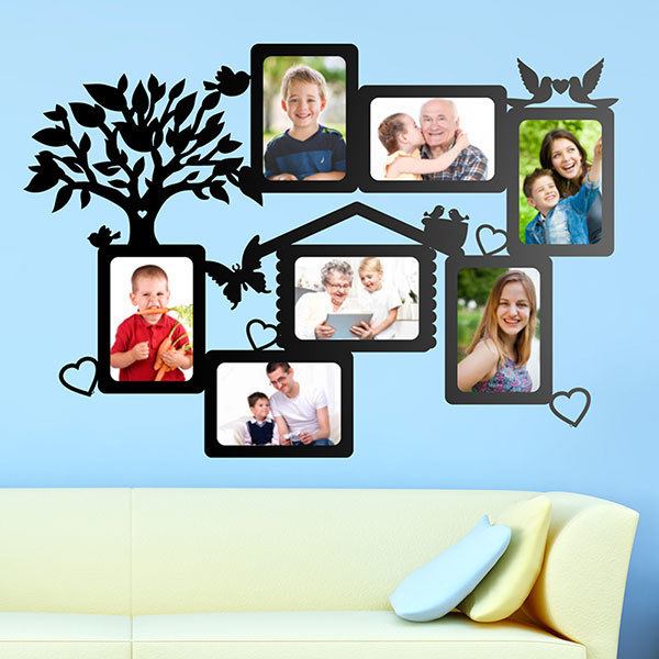 Wall Stickers: Genealogical Tree with Birds