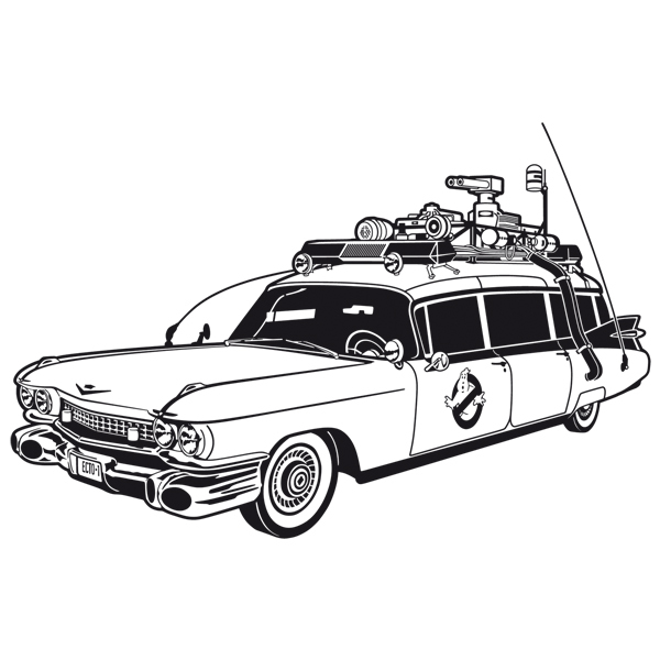 Wall Stickers: Ghostbusters, Ecto-1