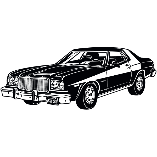 Wall Stickers: Ford Torino Starsky and Hutch