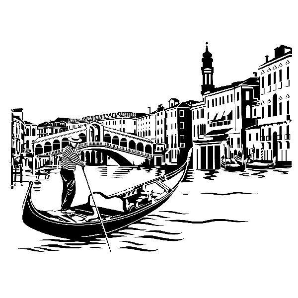 Wall Stickers: Rialto Bridge in Venice