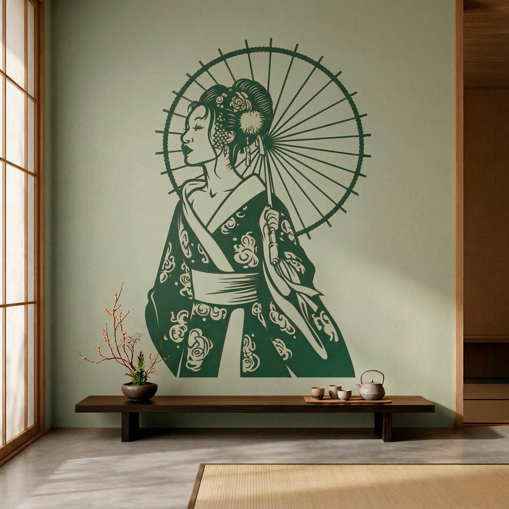 Wall Stickers: Geisha