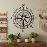 Wall Stickers: Rose of the Winds of the Sea 11