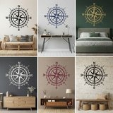 Wall Stickers: Rose of the Winds of the Sea 13