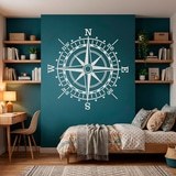 Wall Stickers: Rose of the Winds of the Sea 15