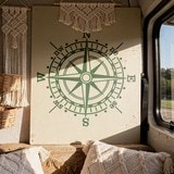 Wall Stickers: Rose of the Winds of the Sea 8