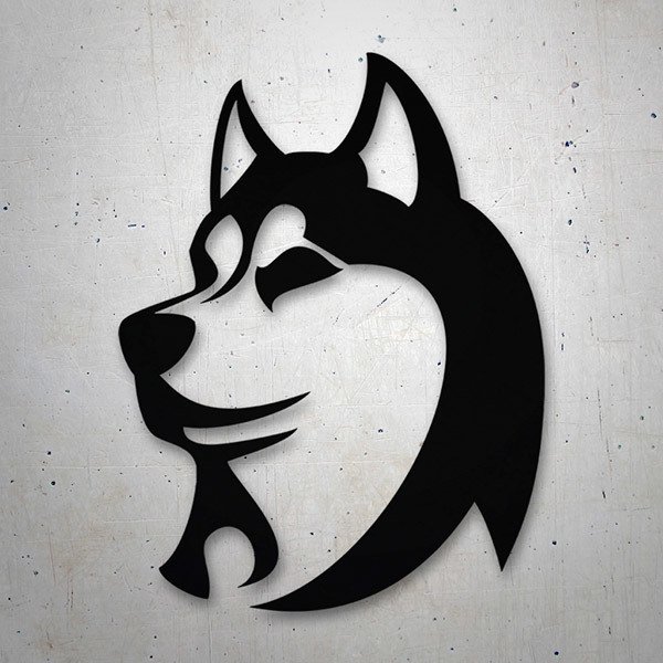 Car & Motorbike Stickers: Husky