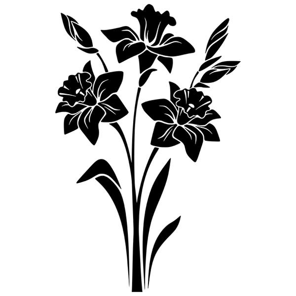 Wall Stickers: Daffodil Bouquet