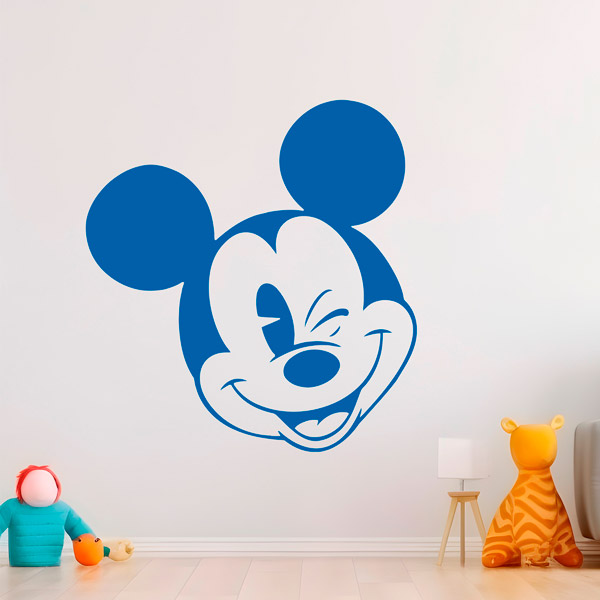 Stickers for Kids: Mickey Mouse winks the eye