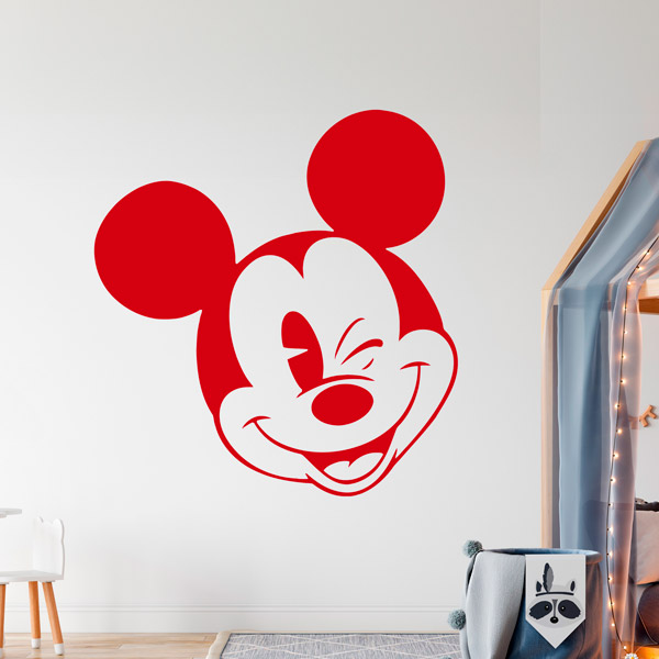 Stickers for Kids: Mickey Mouse winks the eye