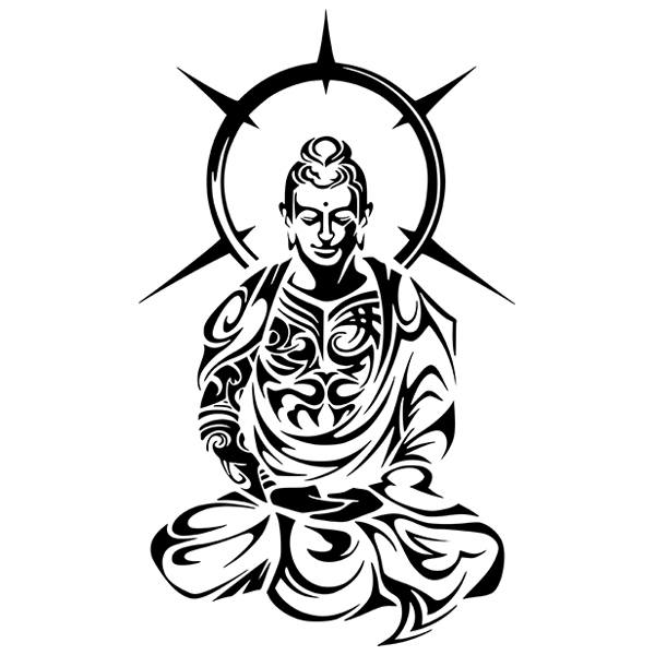 Wall Stickers: Tribalised Buddha