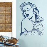 Wall Stickers: Marilyn Monroe perls 4