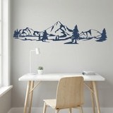 Wall Stickers: Mountains and pines 15