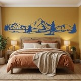Wall Stickers: Mountains and pines 16