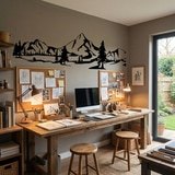Wall Stickers: Mountains and pines 17