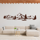 Wall Stickers: Mountains and pines 3