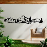 Wall Stickers: Mountains and pines 4